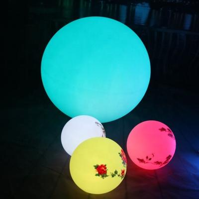 China Rechargeable Waterproof Garden Furniture 40cm LED RGB Globe Led Christmas Decoration Ball With CE And ROHS Approved for sale