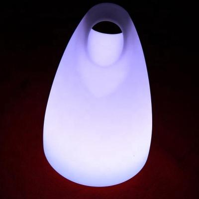 China Plastic RGB Color Changing Led Lantern / Led Festival Lamp Led Decoration Lamp for sale