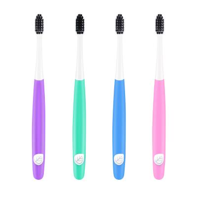 China Wholesale Fast Shipping Adult Bamboo Charcoal Travel Travel Soft Bristle Toothbrush Eco-Friendly Soft Bristle Toothbrush for sale