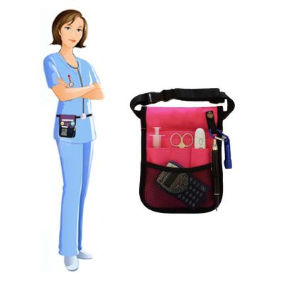 China Water Proof Medical Nurse Apron Pocket Organizer With Belt Tool Portable Quick Pick Size Service Package for sale