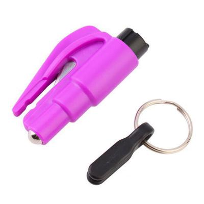 China Promotion Gift Car Key Chain Emergency Key Chain Window Breaking Tool Hammer Keychain for sale