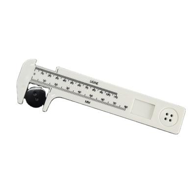 China Vernier Caliper Small Tool Logo Printing Gift Garment Accessories Button Waist Measurement Vernier Caliper for sale