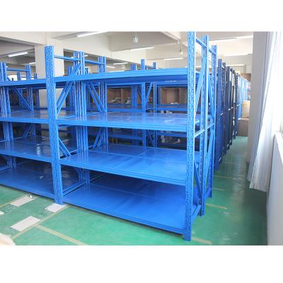 China Hot Selling Removable Storage Rack Heavy Duty Industrial Inventory Assemble Commerical Certificated Long Span Shelf System Rack for sale