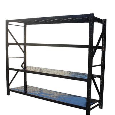 China Adjustable 4 Tiers Warehouse Corrosion Protection Rack Widespan Rack Shelving System Commercial Industrial Long Rack System Shelving for sale