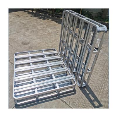 China Heavy Duty Warehouse Storage Warehouse Storage System Steel Factory Pallet Galvanized Industrial Steel Forklift Pallet for sale