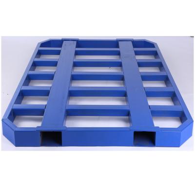 China Q235 Warehouse Pallet Standard Size Reusable Steel Metal Galvanized Factory Heavy Duty Steel Pallets For Sale for sale