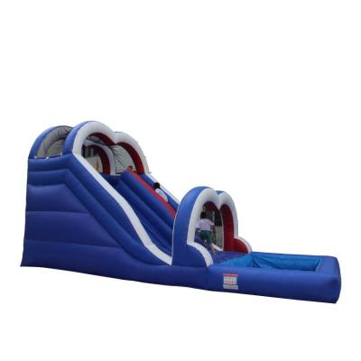 China Water Park Inflatable Bounce House Floating Water Slide Commercial for sale