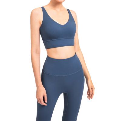 China Women Breathable Sleeveless Soft Comfort Workout Fitness Solid Tank Tops Yoga Sets for sale