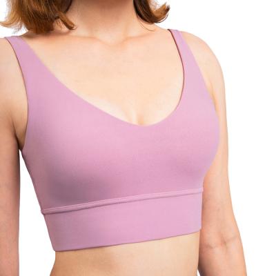 China Breathable Cute Yoga Sports Bra Fitness Gym Workout Women Running Crop Top for sale