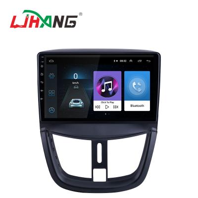 China LJHANG 1 GPS din touch screen android car dvd player gps navigation radio 10.0 for puegeot 207 multimedia stereo system video-audio for sale