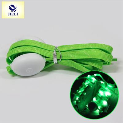 China Jieli wholesale colorful cheap light round led flashing light shoe lace for sale