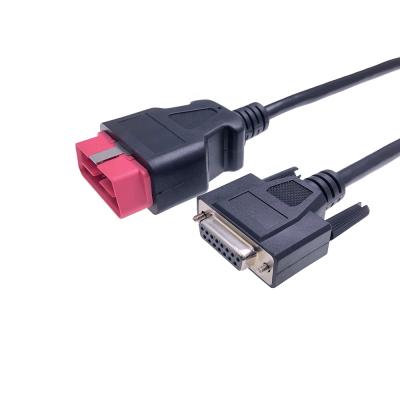 China All cars which have OBD plug OBD2 to DB cable db15 db9 db25 cable OBD II cable adapter for sale