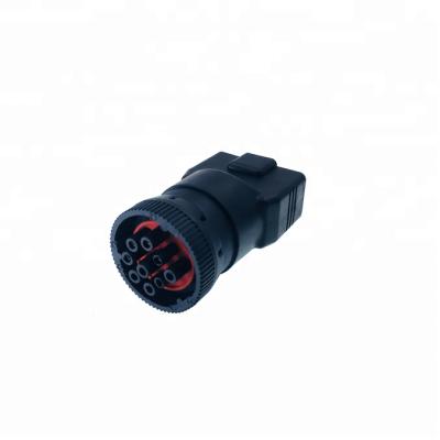 China OBD CABLE heavy duty german 9 pin j1939 bus cable j1939 to obd2 adapter for sale