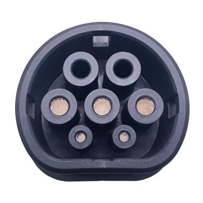 China 2022 EV Cable Connector Thermo Plastic Charging Type 2 - Male Connector For Charging Station for sale