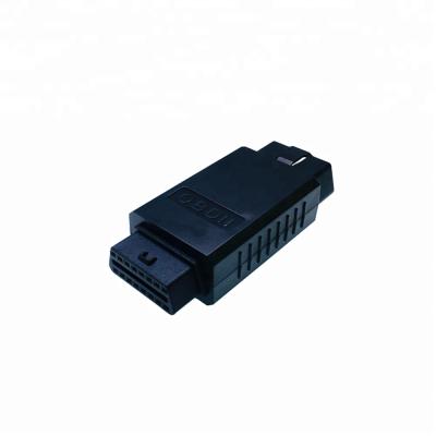 China Enclosure obd2 24v 16pin plastic male female connector adapter male/female connector for sale