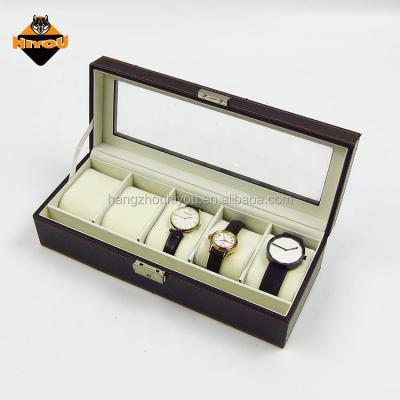 China The 2017 products high grade handmade trending watches are set box with window for sale