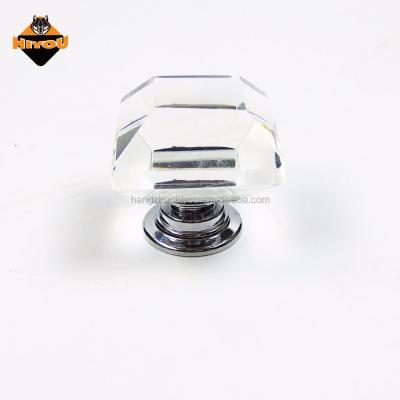 China Decorative Handle Knob Top Sell Continental Modern Furniture Hardware Crystal Cabinet Handle Knob for sale