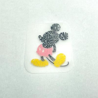 China Custom Washable Logo Label Iron On Heat Animal Factory Price Cartoon Transfer Print Sticker For Garment for sale