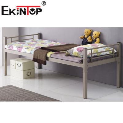 China High Quality Ekintop Strong Price Bunk Bed Frame Cheap Student Metal Bed for sale