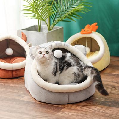 China New Four Seasons Cat House Lealoncat Universal Breathable Partly Enclosed Cat House for sale