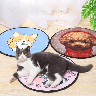 China New Lealoncat 2021 Viable Round Sponge Nest Cushion Customized Printing Cooling Mat for sale