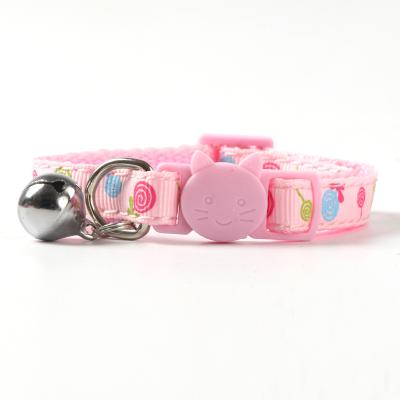 China JEWELED in Color Running Cat Dog Cat Collar Accessories Main Pet Supplies Wholesale Dog Cat Nylon Collars for sale