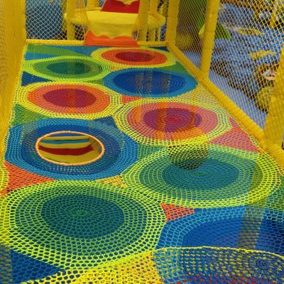 China Competitive Colorful Customized Comfortable Rope Net Trails Indoor for sale