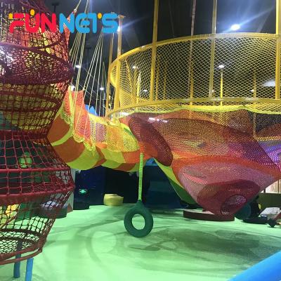 China Kids Play Rainbow Nets Playground Climbing othre Indoor Amusement Park Products for sale