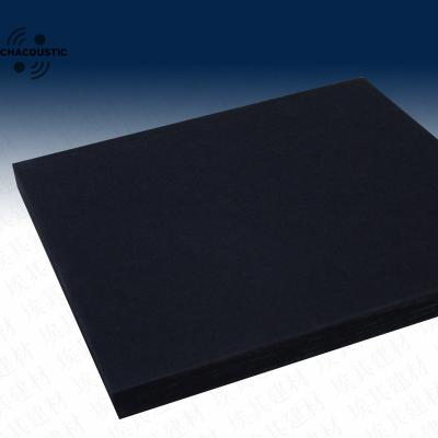 China Artistic Ceilings ACHACOUSTIC Black Ceiling For Cinema Fiberglass Ceiling Cloud Tgular Edge Ceiling for sale