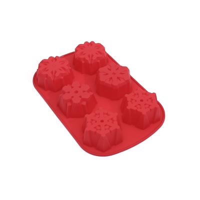 China Sustainable Square Handmade Cake Silicon Mold Round Petal Cake Molds for sale