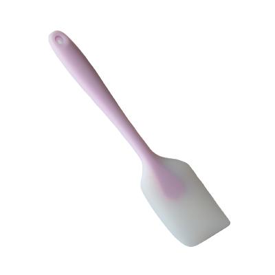 China Viable Heat Resistant Kitchen Utensils Silicone Cream Butter Cake Spatula Nonstick Batter Baking Mixing Spatula for sale