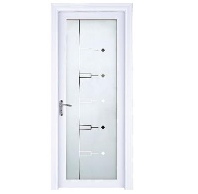 China Puerta superficial de pintura interior del cuarto de baño de la puerta de aluminio impermeable del sitio en venta