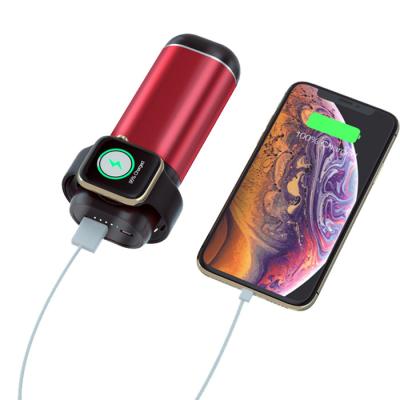 China High Reliability Portable Fast Radio Battery Pack 5200mAh Power Charging Bank with Wireless Charger for iPhone for iWatch for Airpods for sale