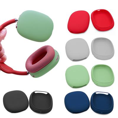 China Soft/Comfortable/Safety/New Wholesale Colorful Flexible Silicone Cover Device Headset Anti-Dust Case Silicone Earphone Case For Airpods Max Case for sale