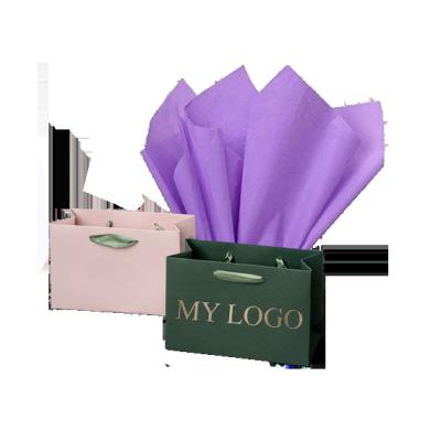 China China Wholesale Biodegradable Custom Your Own LOGO Apparel Gift Box Wrapping Paper Product Recycled Tissue Wrapping Paper for sale