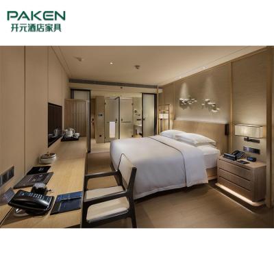 China Paken Hilton Hotel Furniture Modern Custom 5 Star Luxury Hilton Kingbed Room Set for sale