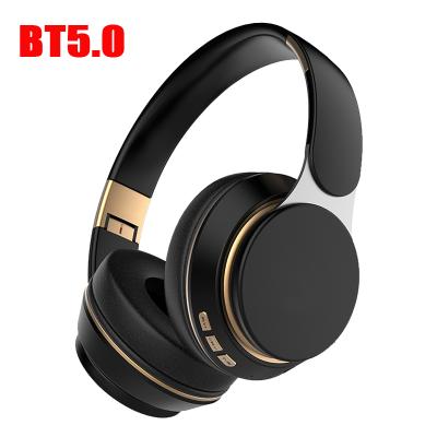 China Stereo Wireless Headphone Subwoofer Computer Headset BT5.0 Sports Earphone Sports BT Card Headset Earbuds for sale