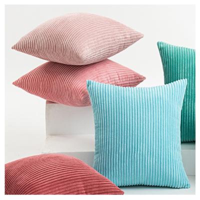 China Wholesale Anti-Pull Corduroy 20x20 Velvet Pillow Covers for sale