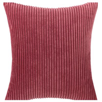 China Wholesale 22x22 Anti-Pull Ribbed Corduroy Pillows for sale