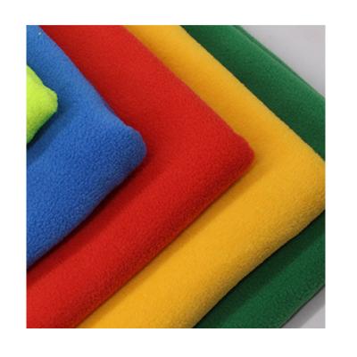 China Wholesale 100 raincoats cheap micro anti pilling polyest fleece fabric one side brushed for blankets for sale