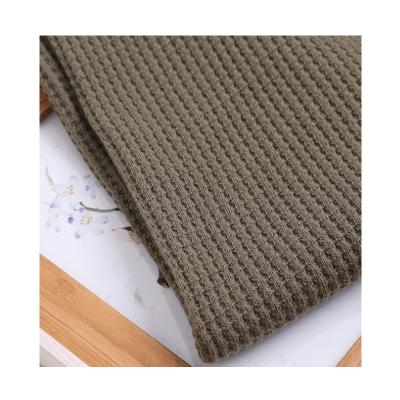 China Stain Resistant Wholesale Waffle Knit Fabric 60 Cotton 40 Polyester for sale