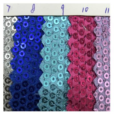 China Wholesale 3mm Vertical Stripe Waterproof Sequin Fabric for sale