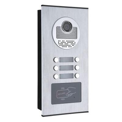 China NIGHT VISION Visual Intercom for Apartment 6 with WIFI Monitor and Video Doorbell Camera Door Phone Door Access Control System Kit for sale