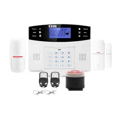 China Popular Wireless/Wired Radio/Zigbee GSM Alarm Wired Home Security System with Door PIR Sensor for Home Use/DIY Home Alarm System for sale