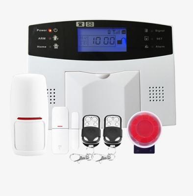 China Home Security Wireless GSM Alarm System Detector Popular Sensor Burglar Home Burglar Alarm System GSM Auto Dial GSM SMS Remote Control Security Alarm System for sale