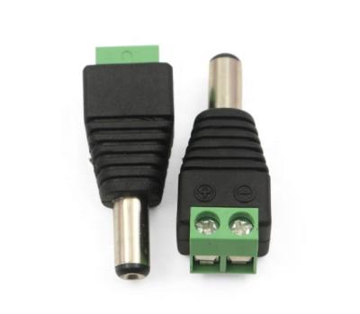 China Hot Sale Power DC Male Power Connector CCTV Monitoring Accessories AC DC Jack 5.5x2.1mm DC Connector for sale