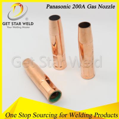 China With isolator inside panasonic torch gas nozzle 180/200a/MIG gas nozzle for sale