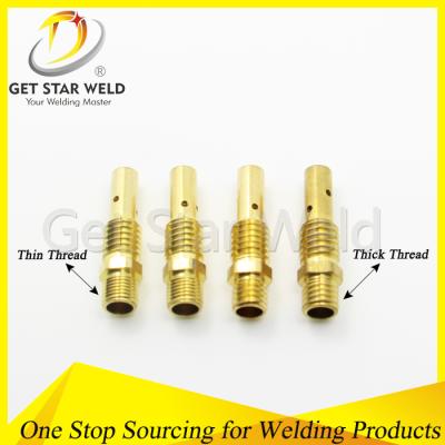 China Used in MIG welding machine 150A-250A 180A BRASS/RED COPPER contact tip holder for sale