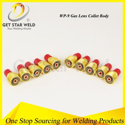 China wp-9 gas lens bushing brass body for cat argon torch hot sale for sale