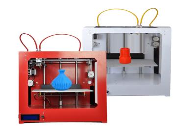 China Rapid Prototyping Desktop FDM Plastic ABS 3D Printer Machines with Two Nozzles for sale